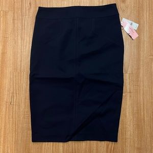 Navy Blue Pencil Skirt